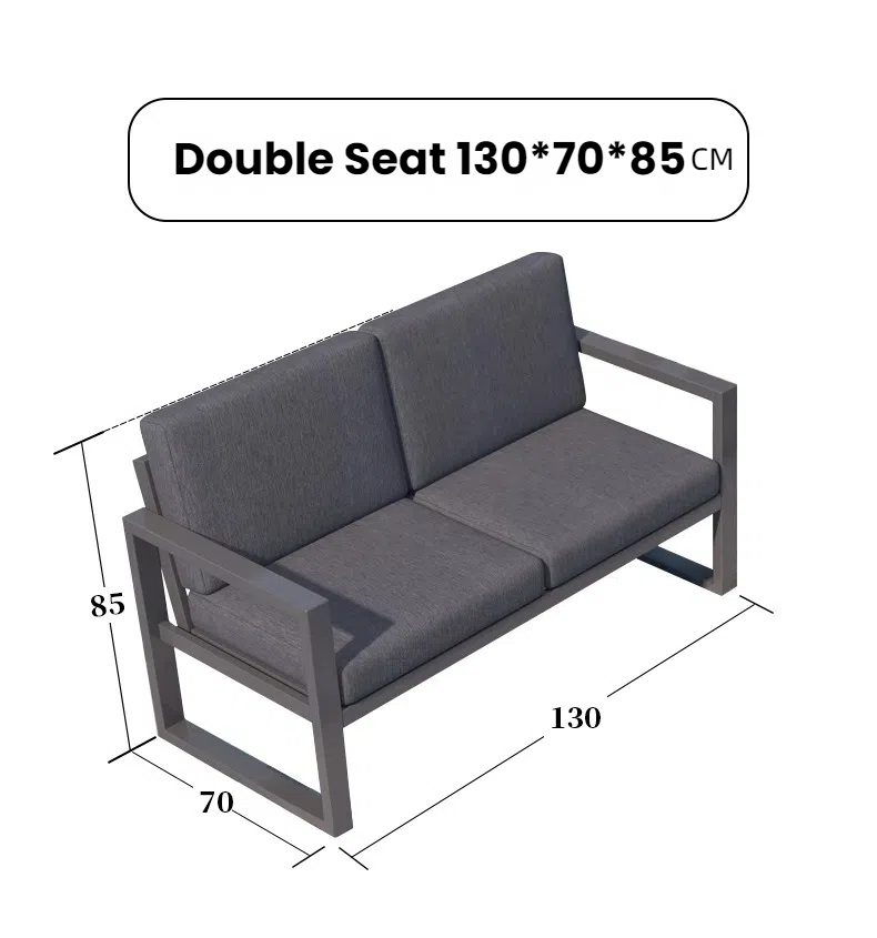 outdoor sofa and table